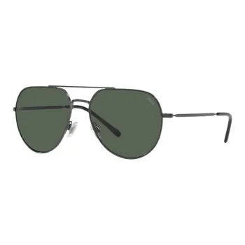 Polo Ralph Lauren Metal Aviator Sunglasses Men's Black