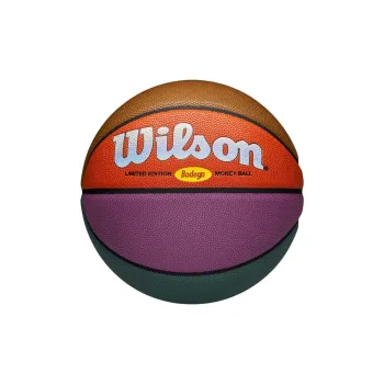 Wilson Size 7 Indoor Outdoor Universal Basketball Synthetic Leather Brown Orange Purple