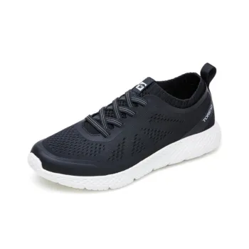 TOREAD Slip-Resistant Breathable Lightweight Low-Top Casual Running Shoes Women's Black White
