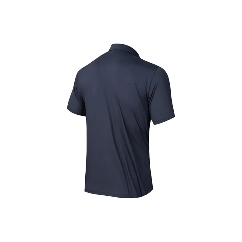 Anta Variety Training Collection Polo Shirt Men's Navy Gray Blue-1