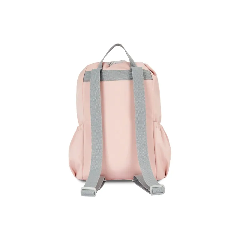 Reebok Fabric Casual Drawstring Backpack Medium Size Women's Cream White/Light Pink/Matcha Green-7