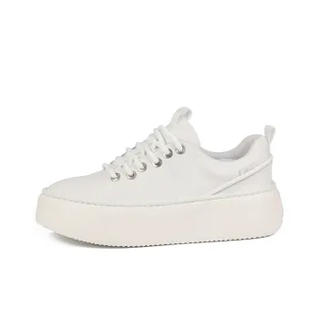 Thai Points Anti Slip And Wear Resistant Height Increasing Low Top Skateboard Shoes Men's White