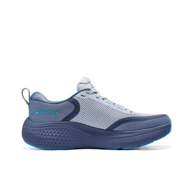 Skechers GO RUN Slip Resistant, Abrasion Resistant, Breathable, Lightweight Low Top Running Shoes Men's Blue Gray-1