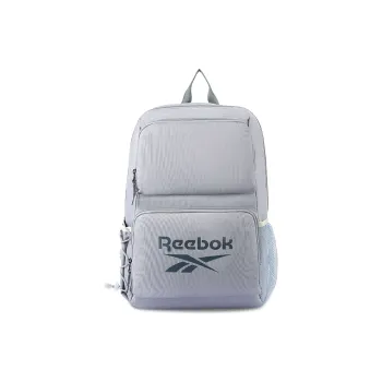 Reebok Fabric Computer Backpack Regular Unisex Light Gray/Navy Blue/Black/Light Pink/Ecru