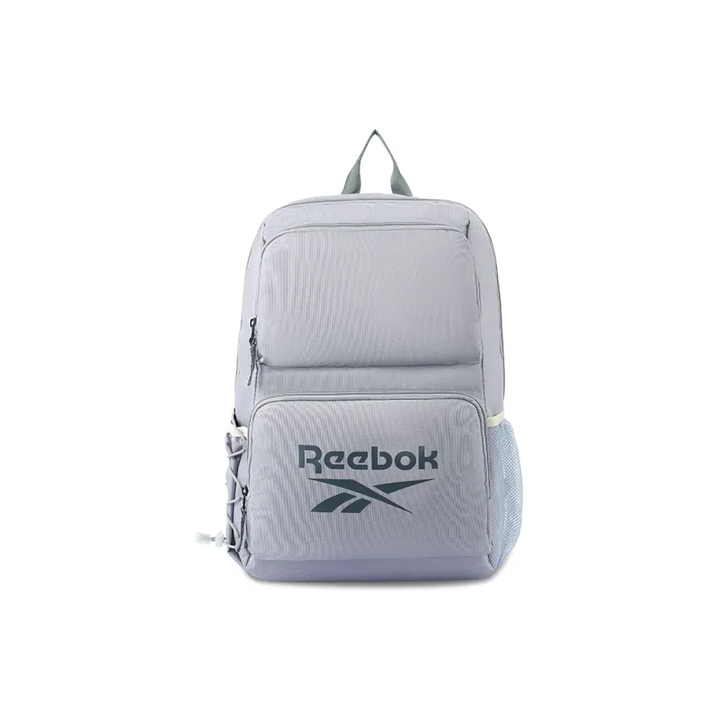 Reebok Fabric Computer Backpack Regular Unisex Light Gray/Navy Blue/Black/Light Pink/Ecru-0