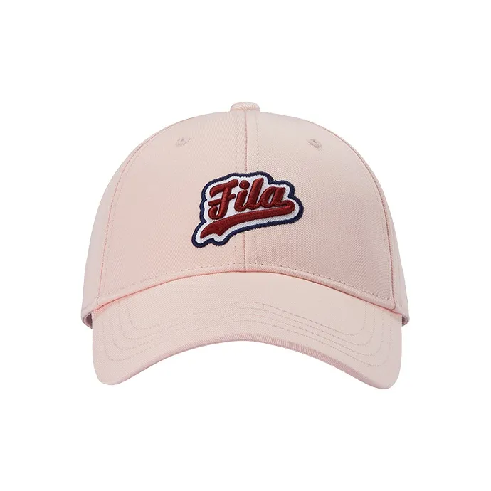 FILA FUSION Cotton Baseball Caps Unisex Champagne Pink-1