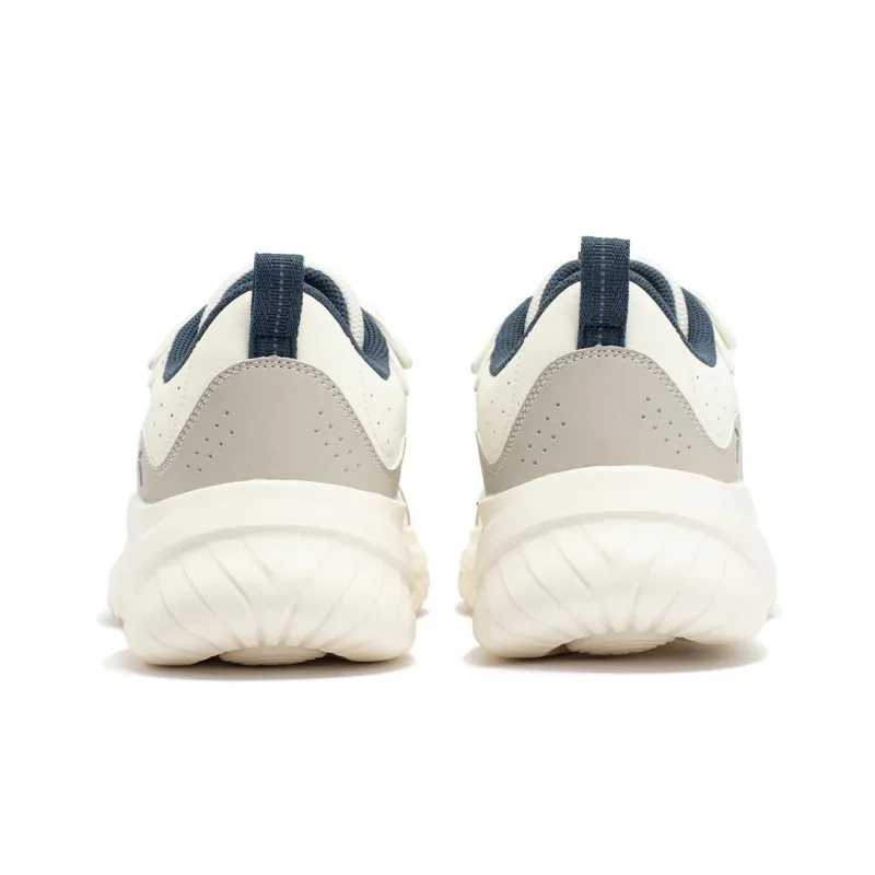 361° Anti-Slip Wear-Resistant Low-Top Casual Running Shoes Men's Feather White-5