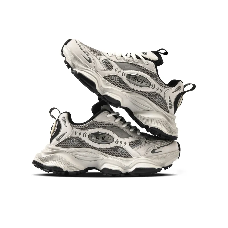 TRUEN Bubble Collection Slip Resistant Breathable Height Increasing Low Top Chunky Sneakers Unisex-2