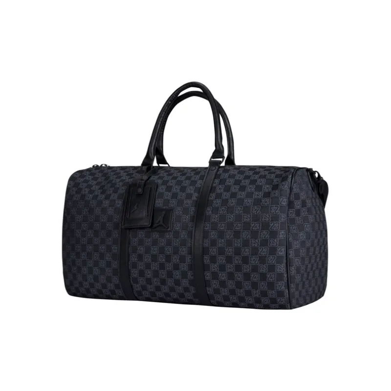 Jordan Polyester Travel Bags Gym Bags Large Size Unisex Jet Black-1