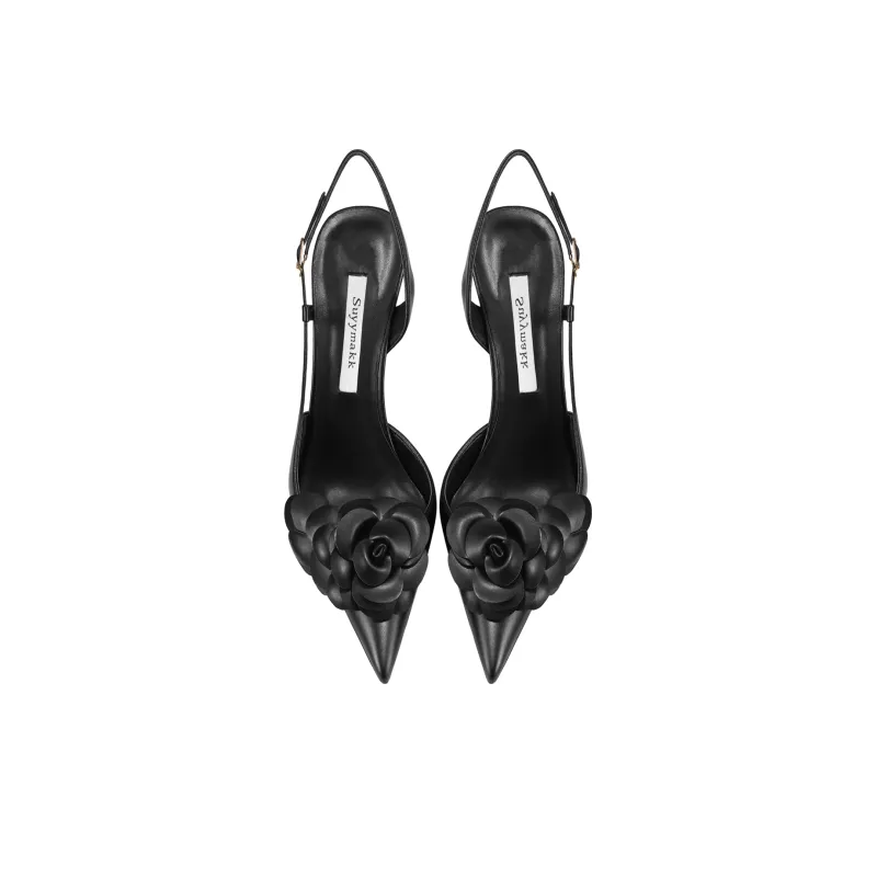 Suyymakk High Heels Strap Sandals Extremely High Women's Black-2