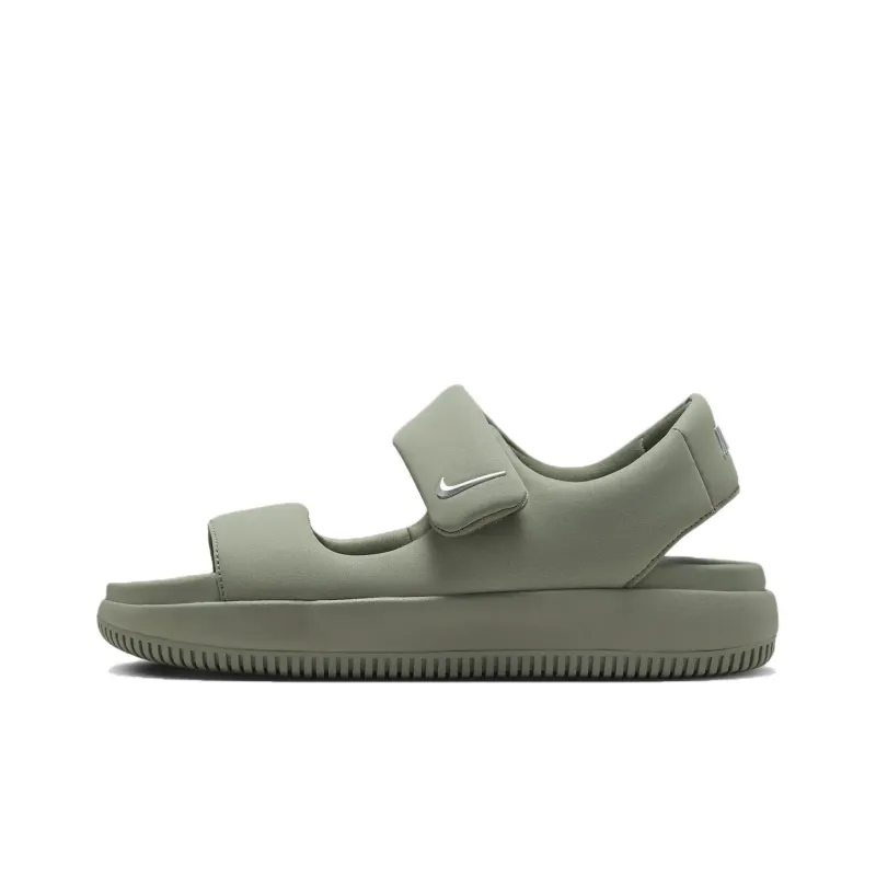 Nike Calm Sandal Light Army Metallic Silver Women's-0