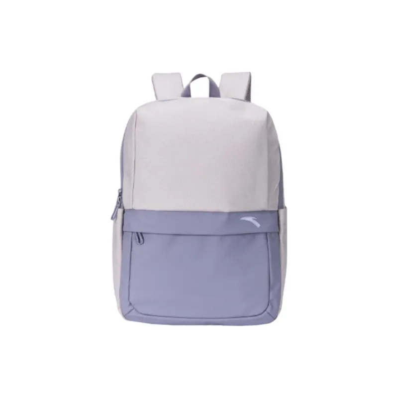 Anta Variety Training Collection Fabric Backpack Regular Unisex Black/Light Purple/Rifle Green-9