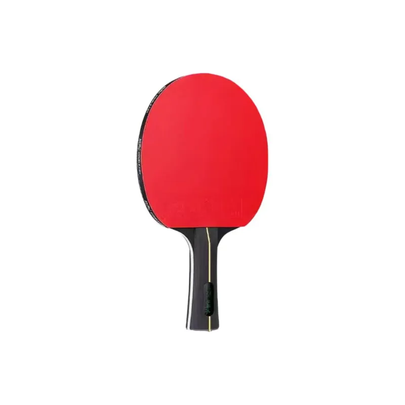 DOUBLEFISH Ping Pong Paddles Unisex Pure Wood Red Horizontal Beat Straight Beat-2