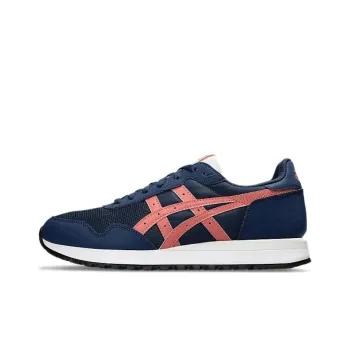 Asics Tiger Runner 2 Abrasion Resistant Low Top Casual Running Shoes Unisex Blue Red