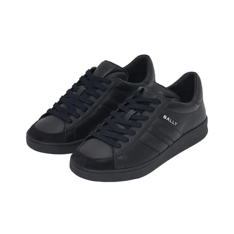 BALLY Tyger Low Top Skateboard Shoes Men's Black-3