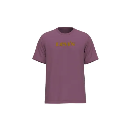 Levis T-Shirts Men Burgundy