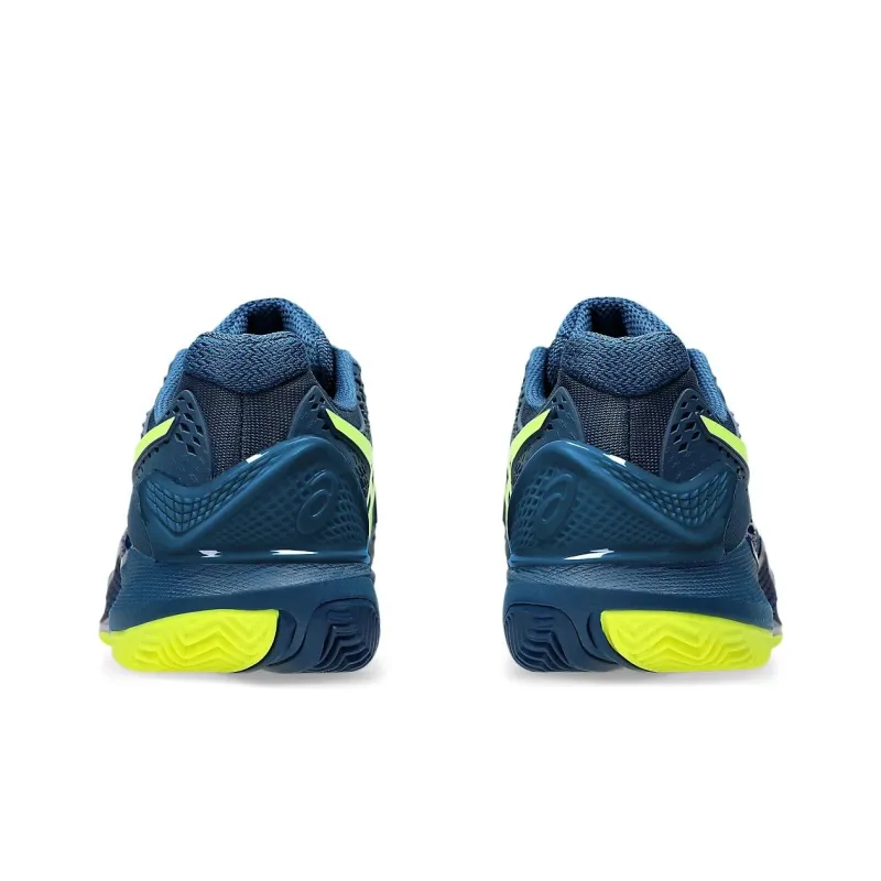 Asics Gel Resolution 9 Clay Mako Blue Safety Yellow-2