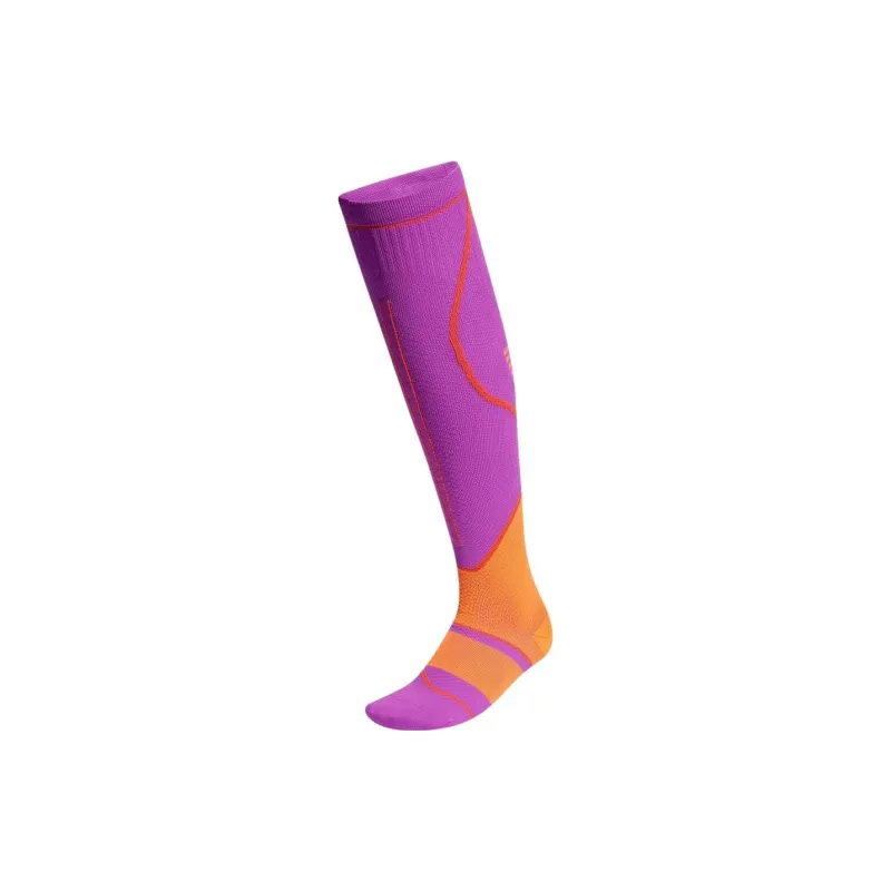 Adidas Knee-High Socks Women's 1 Pack Vibrant Orange With Purple Signal Mix-0