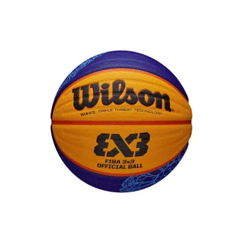 Wilson Size 6 Indoor, Outdoor, All Basketball Synthetic Leather Yellow Purple