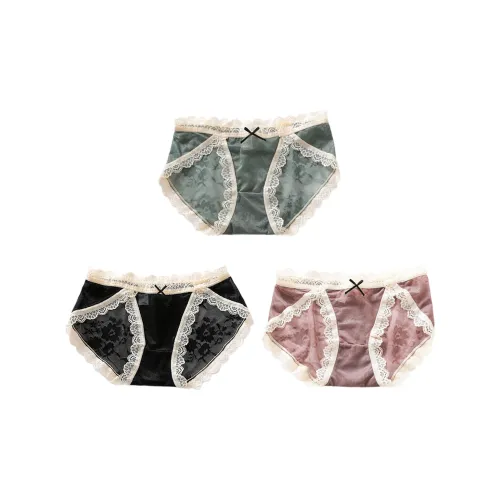 Flowers In Water Underpants Women's 3 Pack