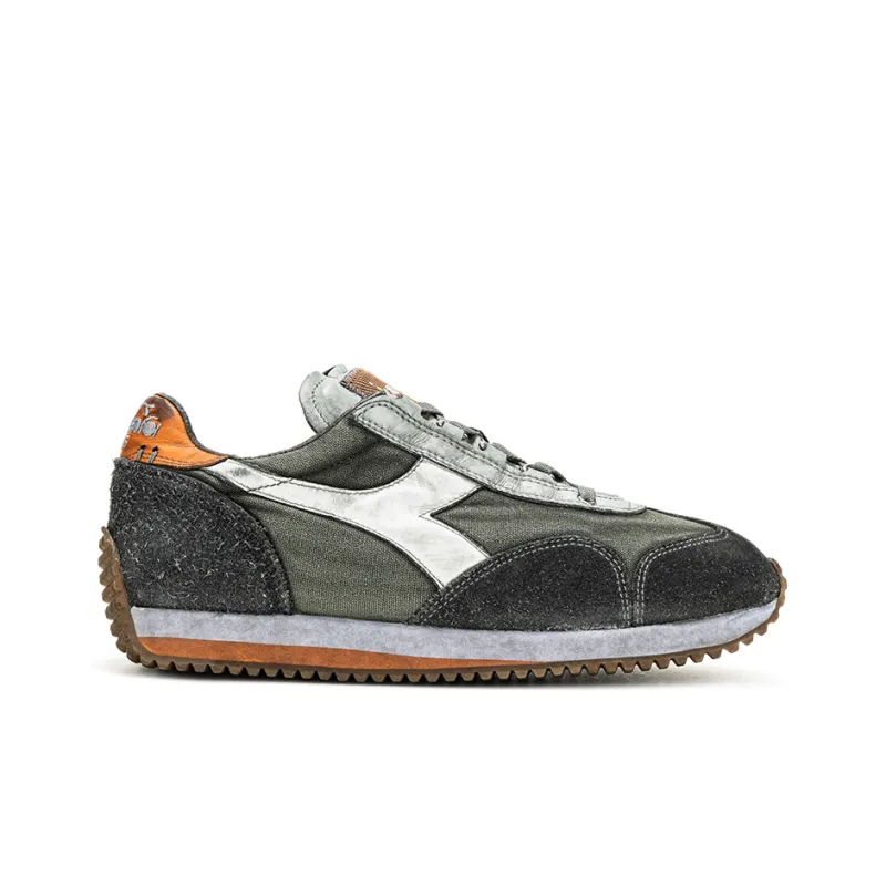 Diadora Equipe H Anti Slip Wear Resistant Running Shoes Unisex Oil Green-1