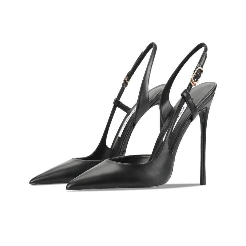 Suyymakk High Heels Strap Sandals Extremely High Women's Black-4