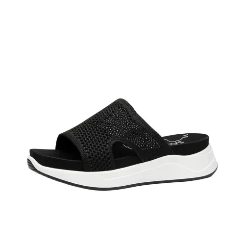 Satchi Slide Slippers Women's Black