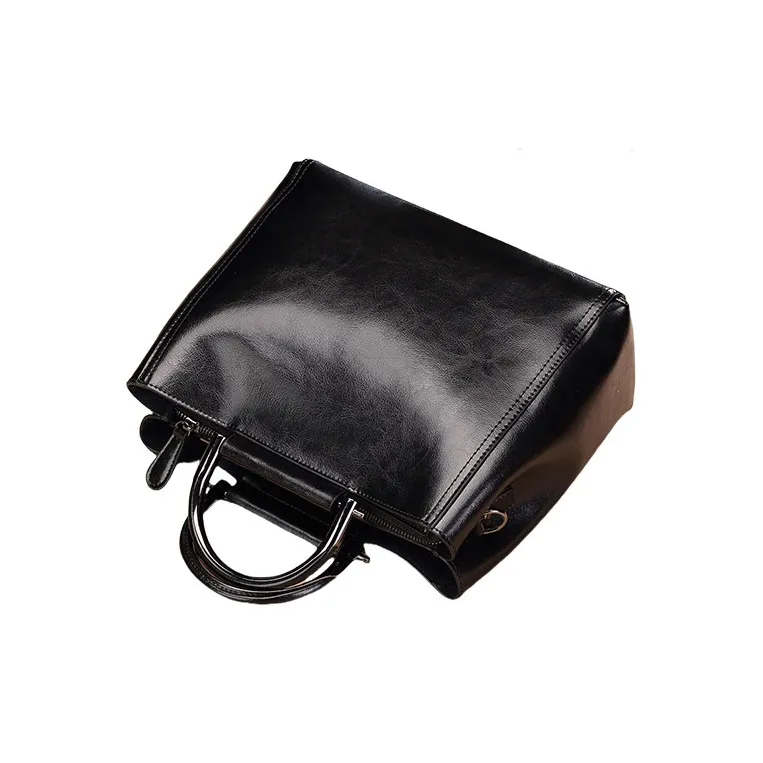 TTaG．baG Oil Wax Cow Leather Shoulder Bag, Crossbody Bag, Handbag Women's Brown/Burgundy/Black/Jasper-7