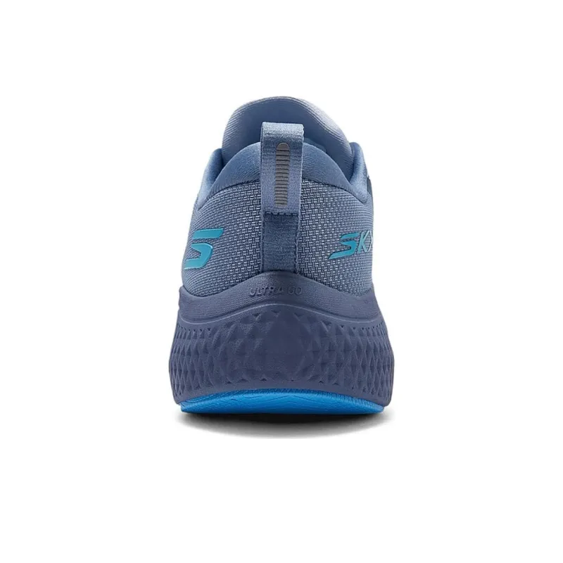 Skechers GO RUN Slip Resistant, Abrasion Resistant, Breathable, Lightweight Low Top Running Shoes Men's Blue Gray-3