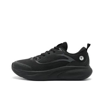 QIAODAN Light 1.0 Cushioning Wear-Resistant Low-Top Running Shoes Men's Black