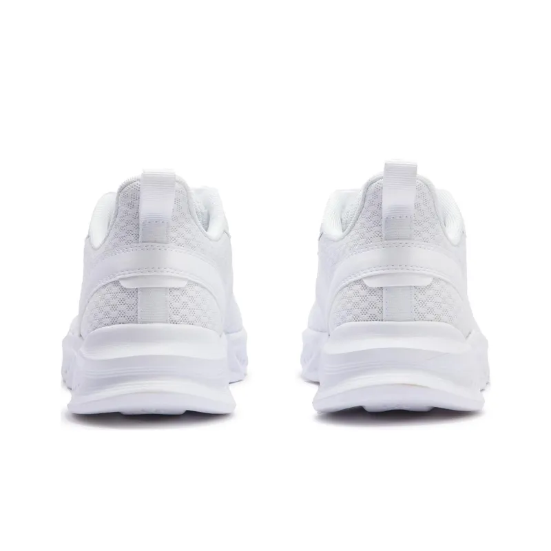 361° Cushioning Wear Resistant Low Top Casual Running Shoes Men's White-4