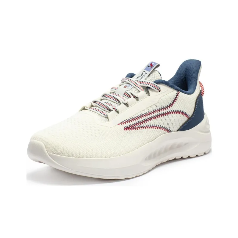 361° Anti Slip And Wear Resistant Lightweight Low Top Casual Running Shoes Men's White Blue-2
