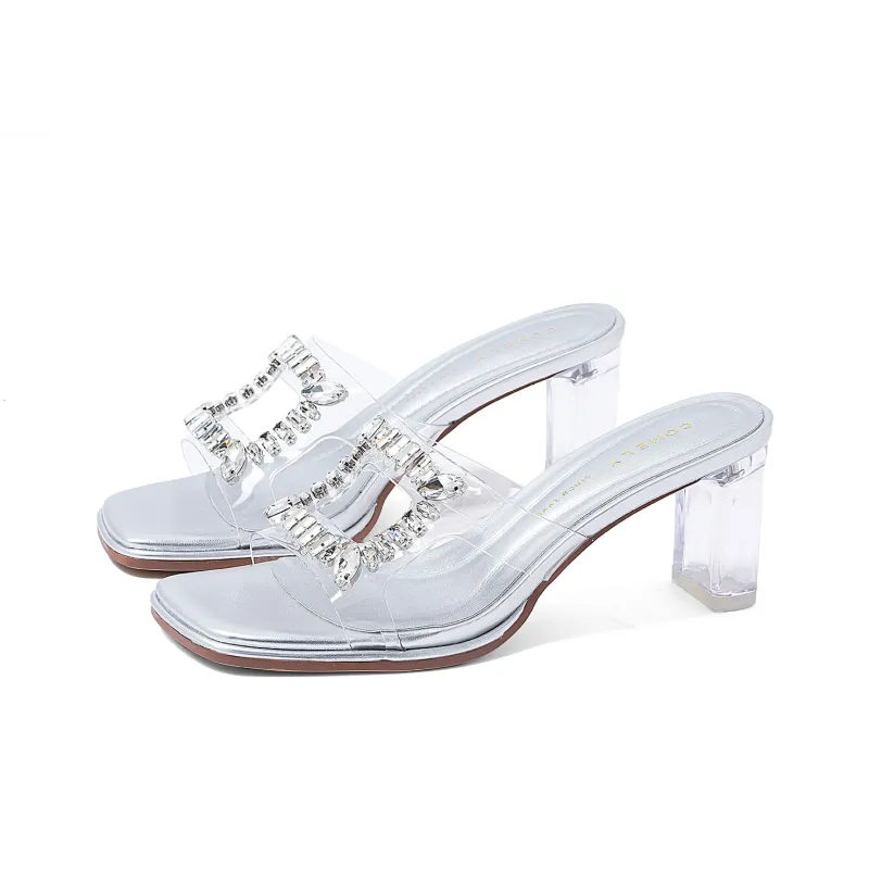 COMELY Rubber Sole Slip Resistant Slide Slippers Women's-7