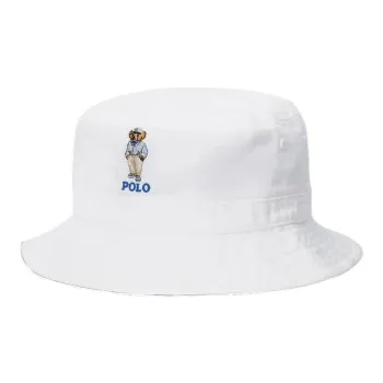 Polo Ralph Lauren Cotton Bucket Hats Kids' White