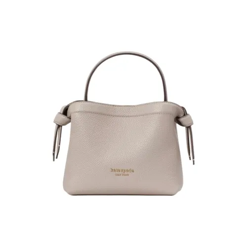 Kate Spade Cow Leather Tote Bag Shopping Bag Shoulder Bag Crossbody Bag Handbag Mini Women's Warm Taupe Gray