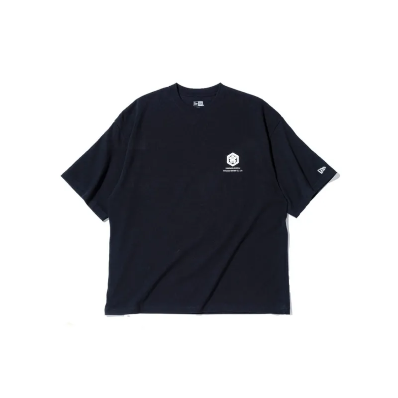 New Era x JINGONGSHAOJIU LIANMINGKUAN The Golden Palace. The Joint. Drop Shoulder Sleeve T-Shirt Unisex Black-1