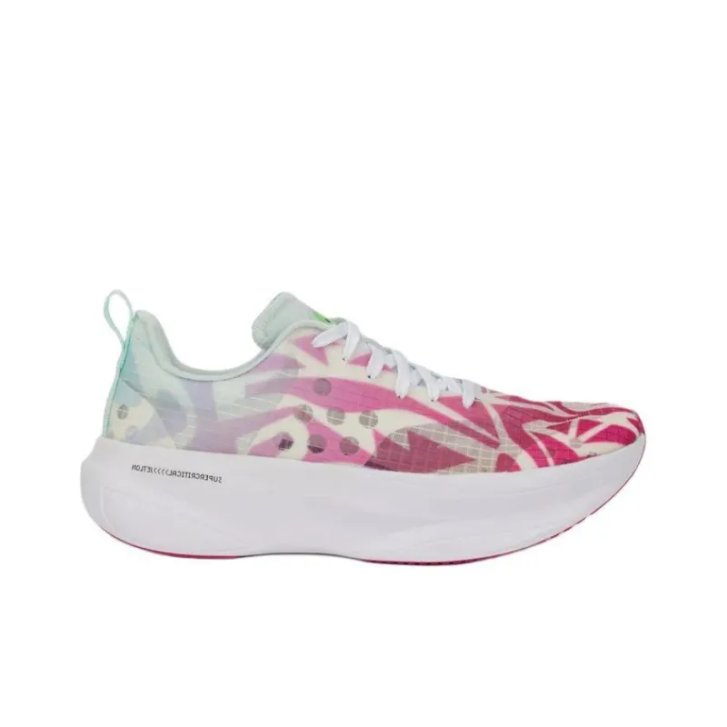 BRANDBLACK Kaiju Low-Top Running Shoes Women's Pink White-1