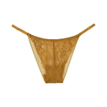 Victoria's Secret VERY SEXY Underpants Women's 1 Pack Olive Yellow