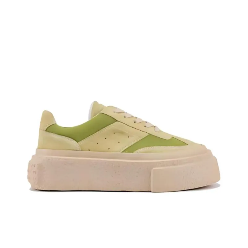 MM6 Maison Margiela Low Top Skateboard Shoes Women's Green-1