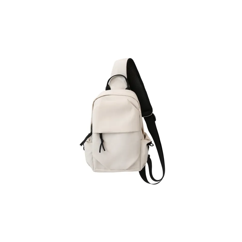 Kaka Tree Nylon Crossbody Bag, Shoulder Bag, Sling Bag, Small Backpack Regular Unisex Pink-3
