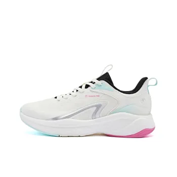 QIAODAN Streamer 4.0 Low Top Running Shoes Women's White Black