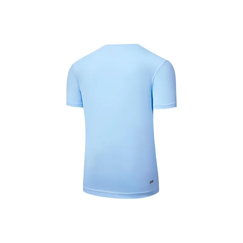Erke Variety Training Collection T Shirt Men's Light Lake Blue-1