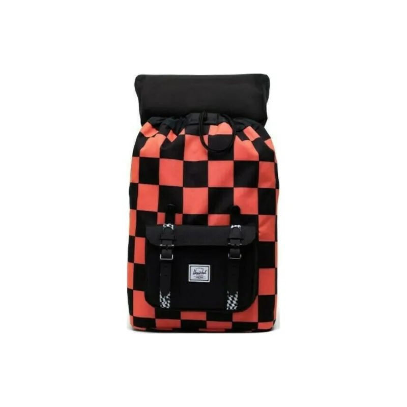 Herschel Polyester Backpack Regular Unisex Red & Black-1
