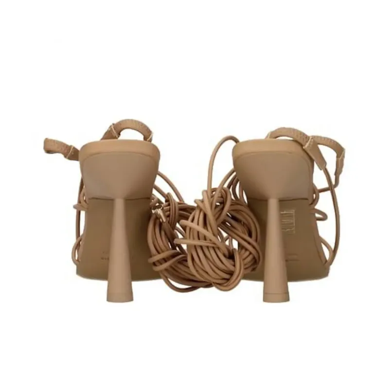 GIA BORGHINI Strap Sandals 11cm Women's Beige-5