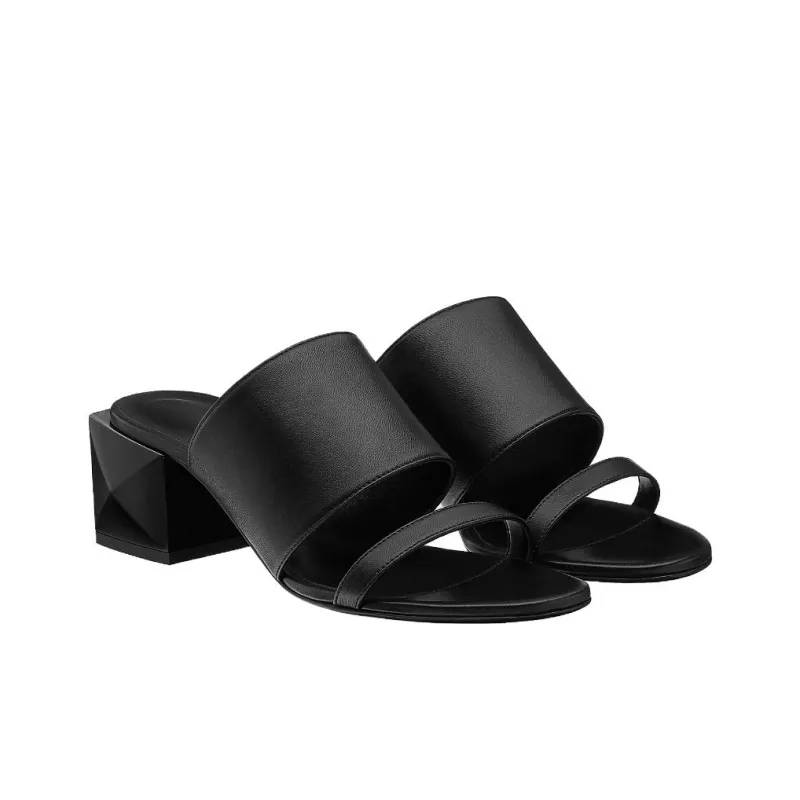 HERMES Cornelia Odor Resistant Slide Slippers Women's Black-2
