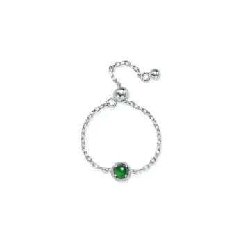 Gianina Ice Glutinous Jadeite Rings Women's