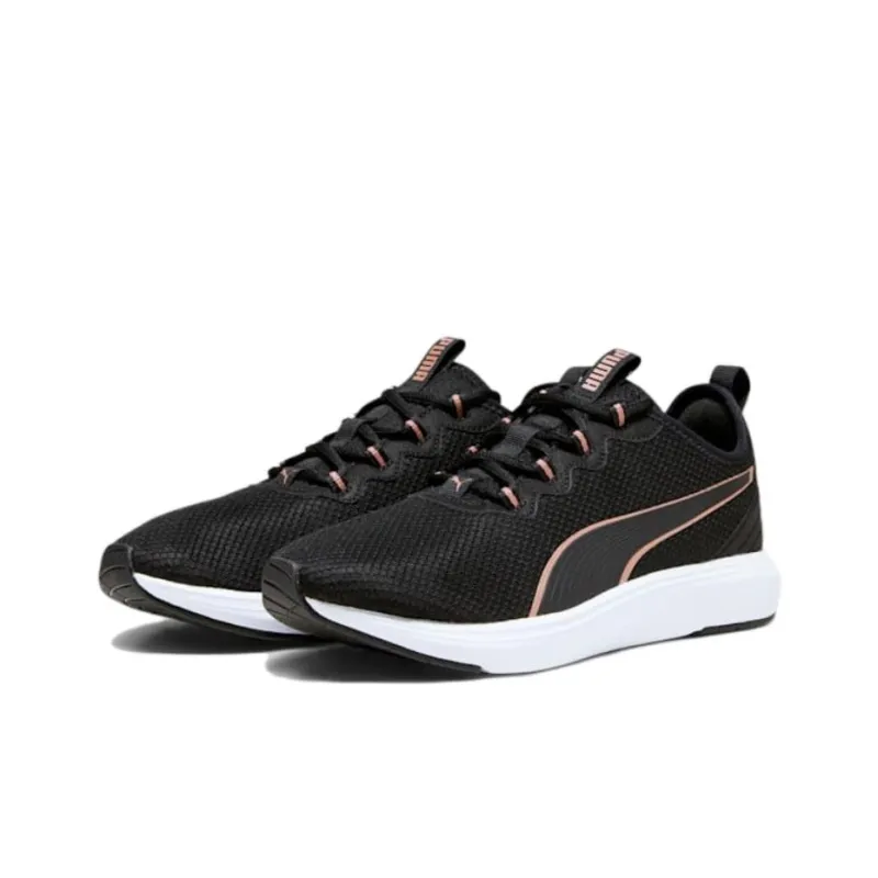 PUMA Softride Cruise 2 Cushioning Anti-Slip And Wear-Resistant Low-Top Casual Running Shoes Men's Black Orange-2