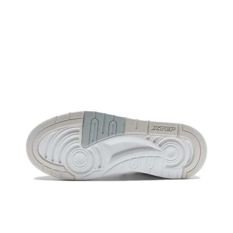 XTEP New Glow Lightweight Low Top Skateboard Shoes Women's White Blue-5