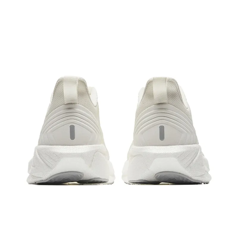Anta Durable Breathable Lightweight Low Top Running Shoes Men's Ivory White-3