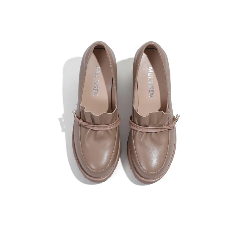 Mulinsen Loafers 8.5cm Women's Nude-1